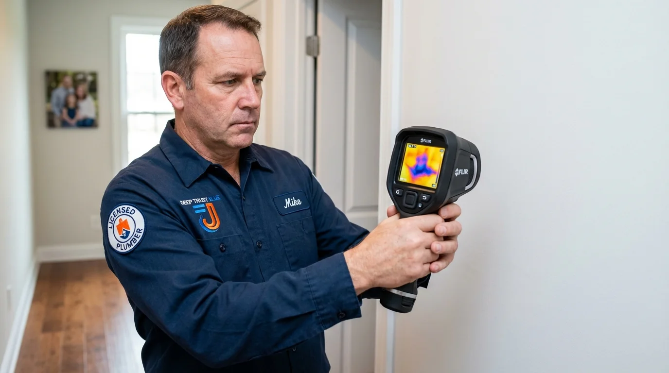 Thermal imaging leak detection by Johns Plumbing LLC in Sylva